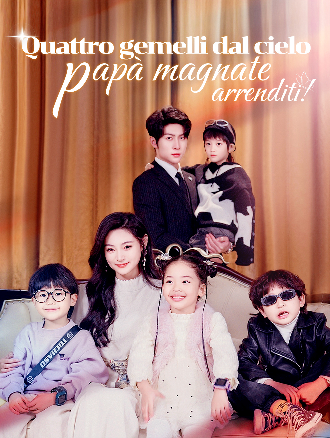 Quattro gemelli dal cielo: papà magnate, arrenditi!