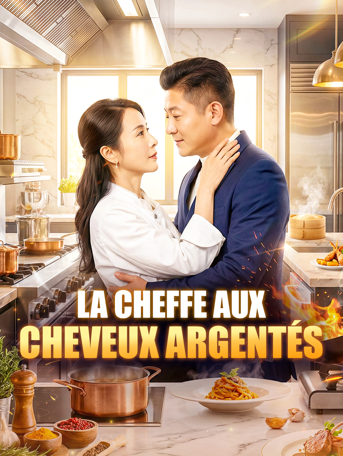 La Cheffe aux cheveux argentés