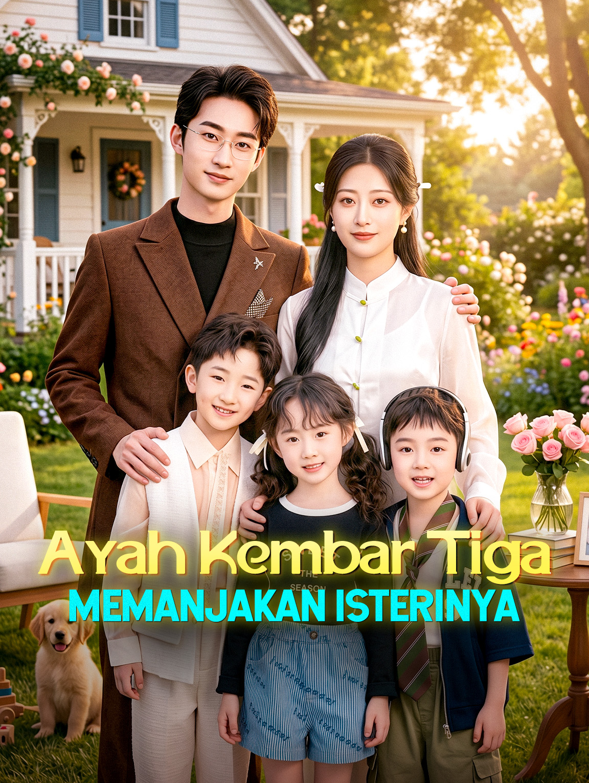 Ayah Kembar Tiga Memanjakan Isterinya