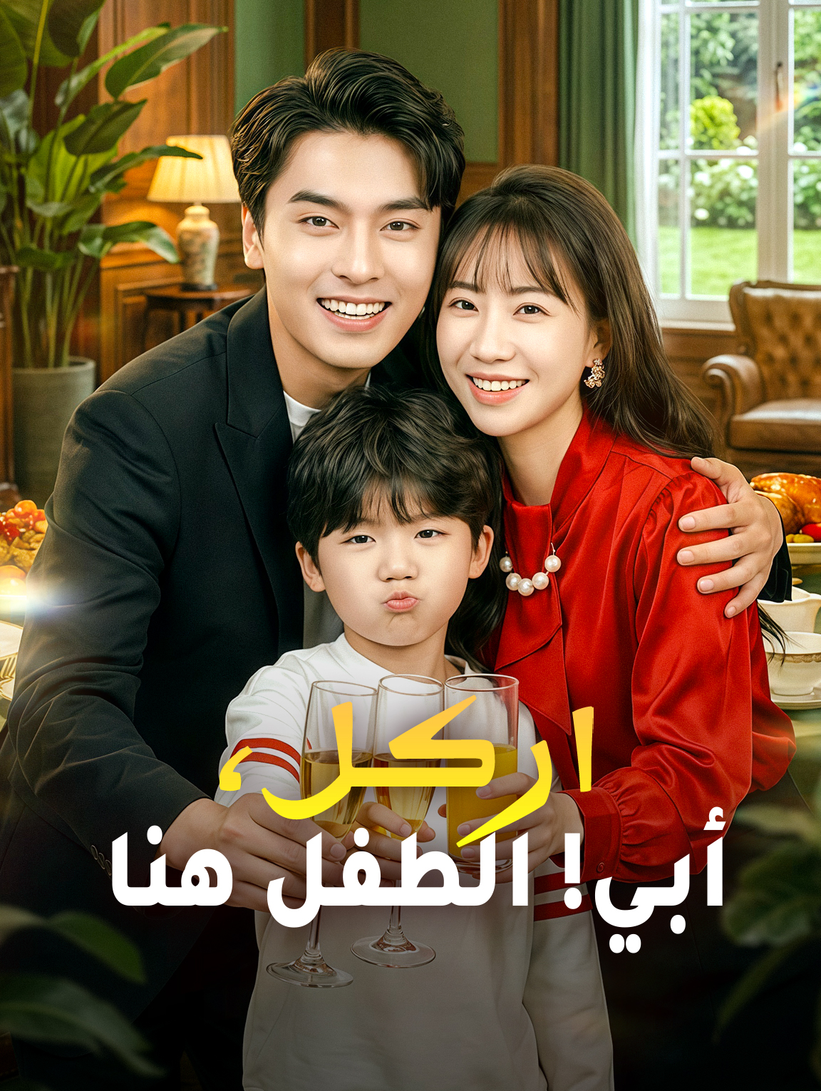 اركل، أبي! الطفل هنا