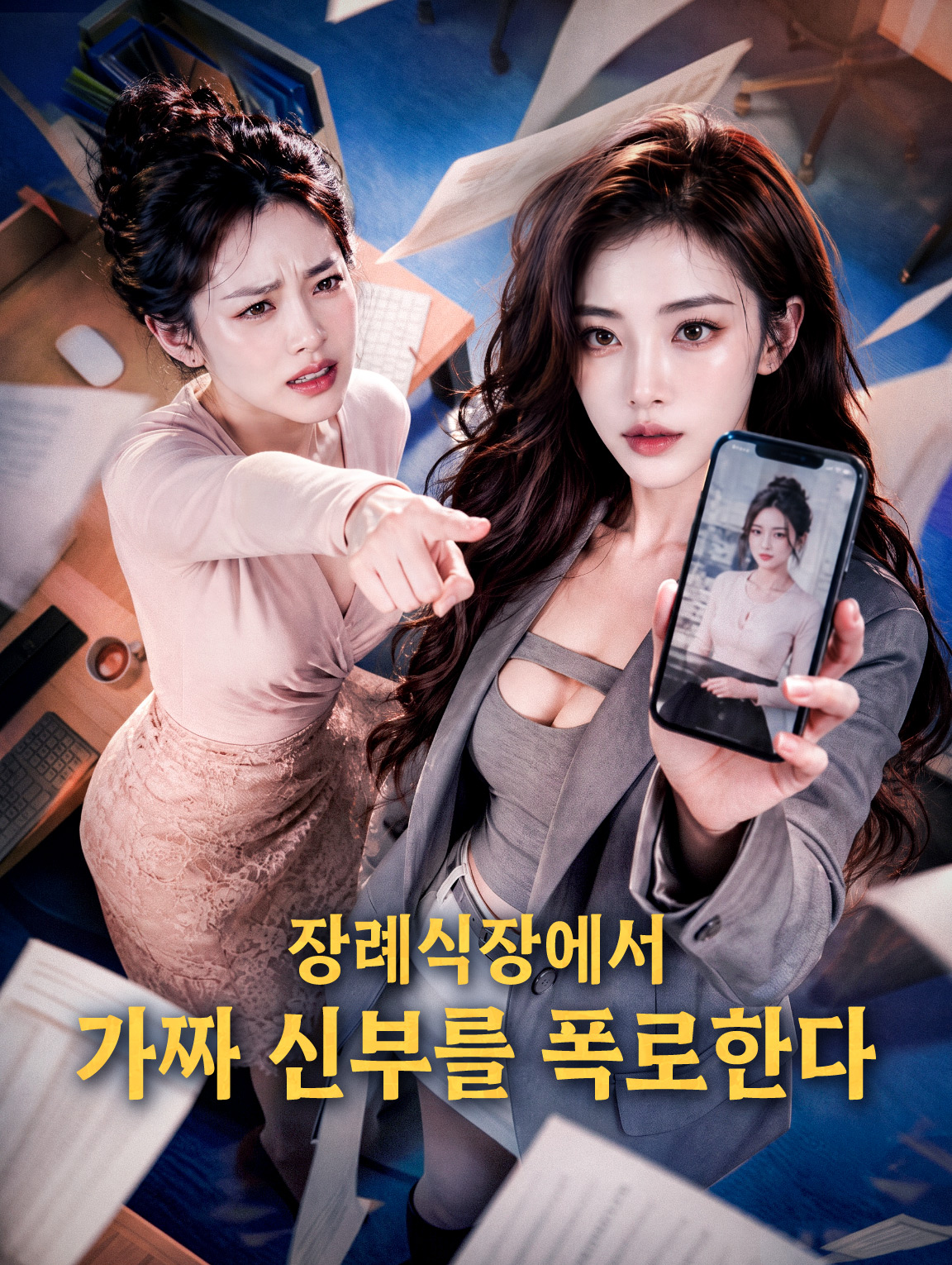 장례식장에서 가짜 신부를 폭로한다