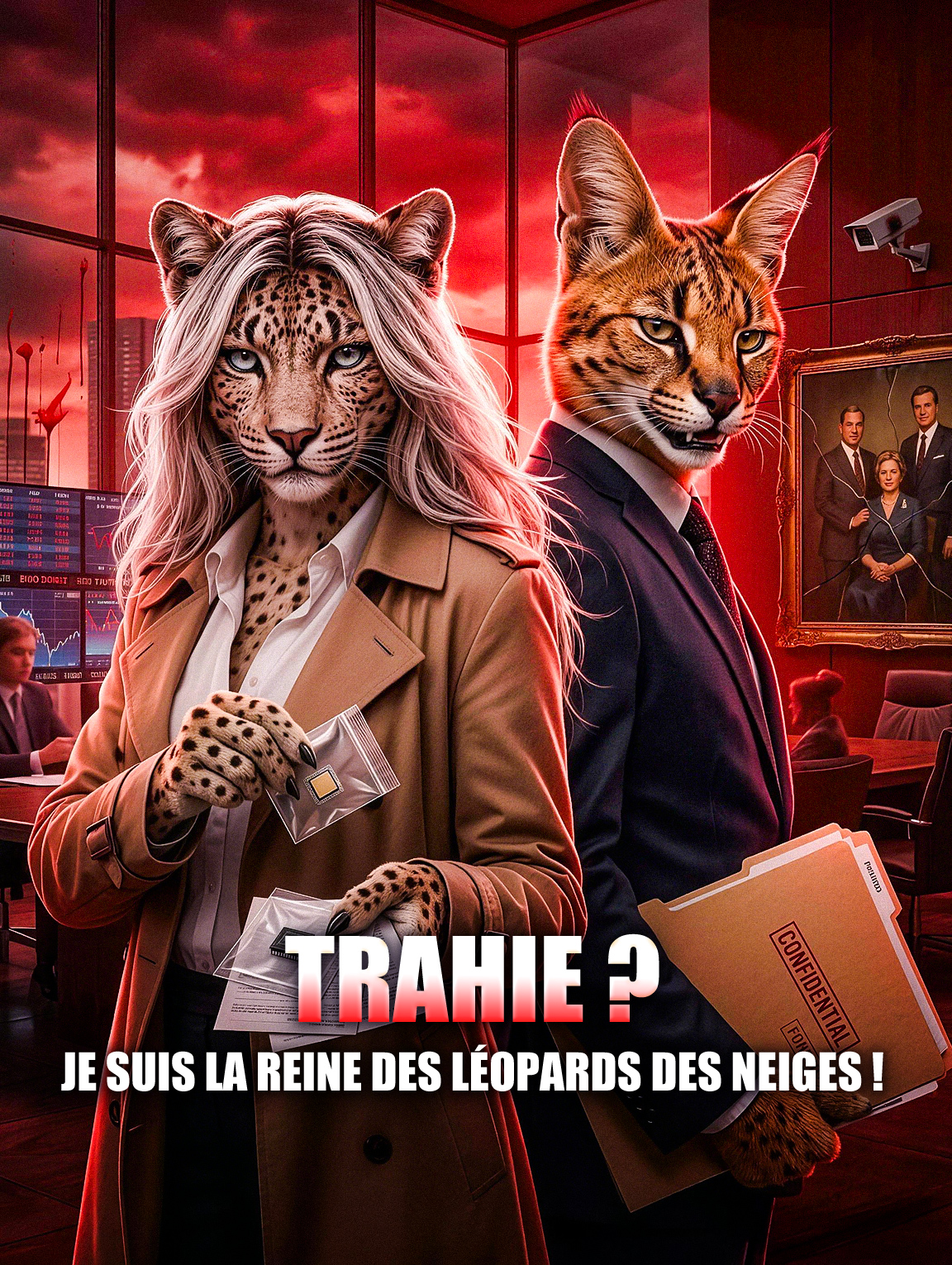 Trahie ? Je suis la reine des léopards des neiges !