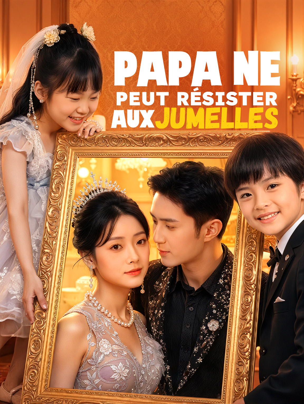Papa ne peut résister aux jumelles