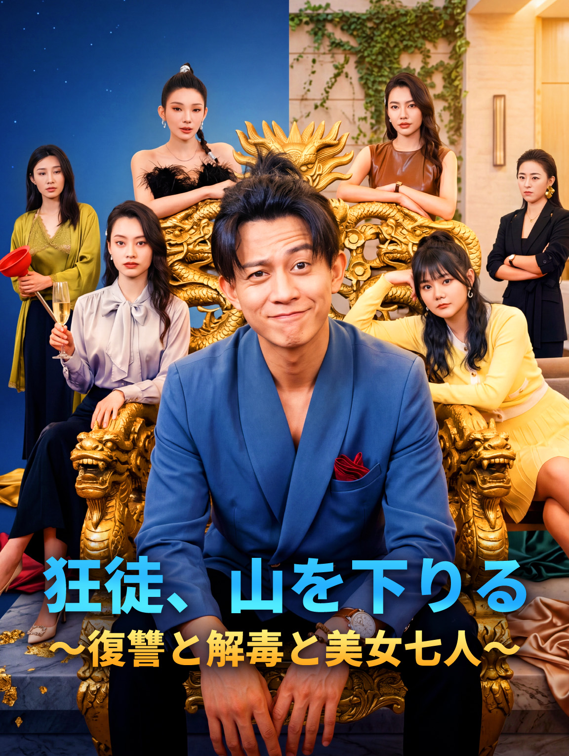 狂徒、山を下りる～復讐と解毒と美女七人～