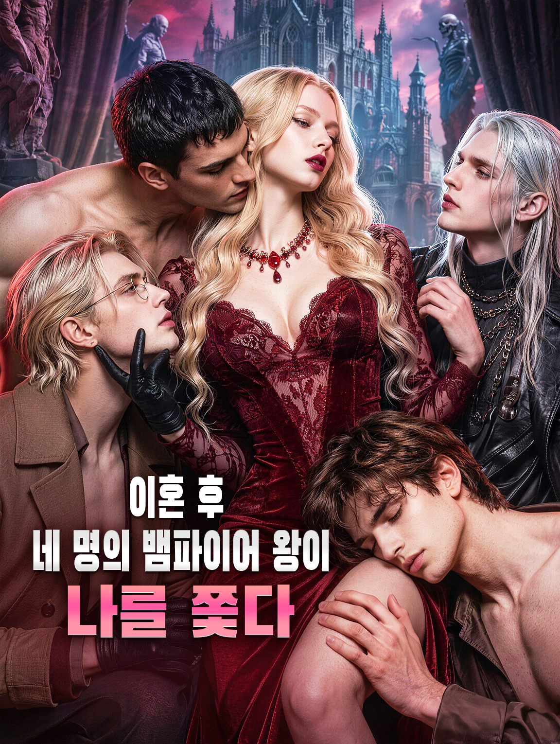 이혼 후, 네 명의 뱀파이어 왕이 나를 쫓다
