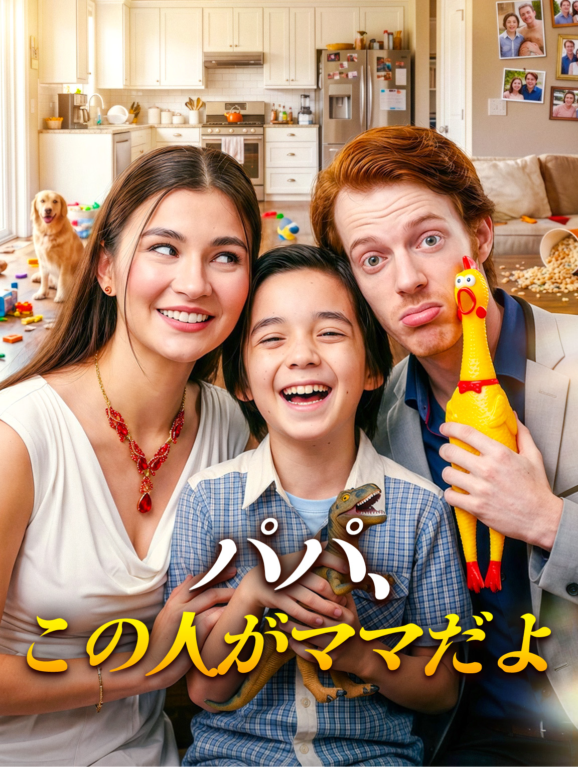パパ、この人がママだよ