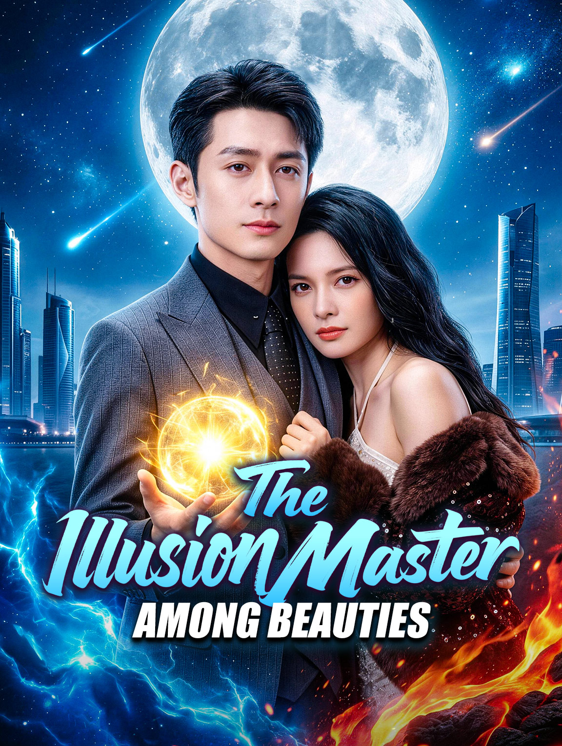 Le maître de l'illusion parmi les beautés