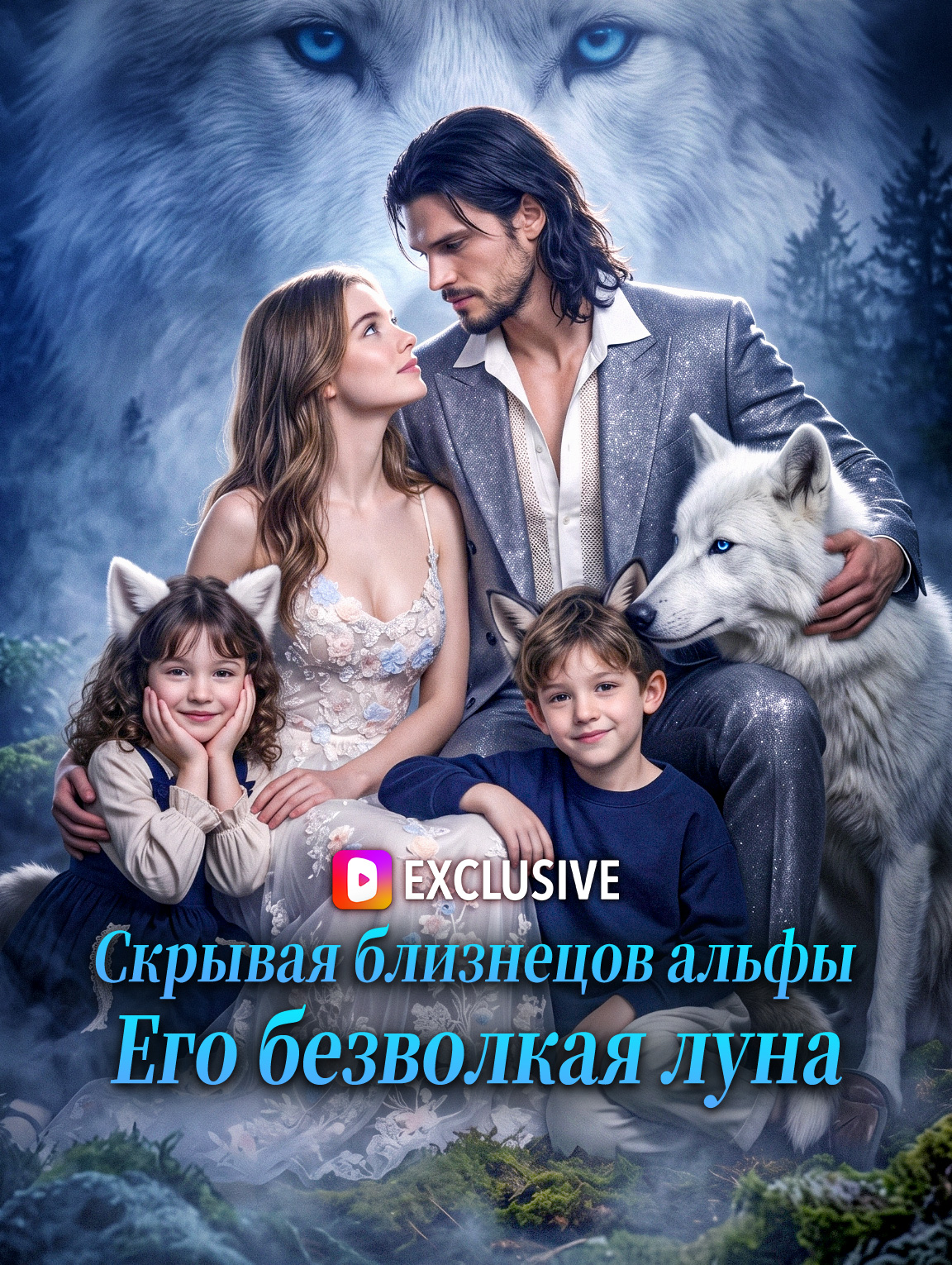 Скрывая близнецов альфы: Его безволкая луна