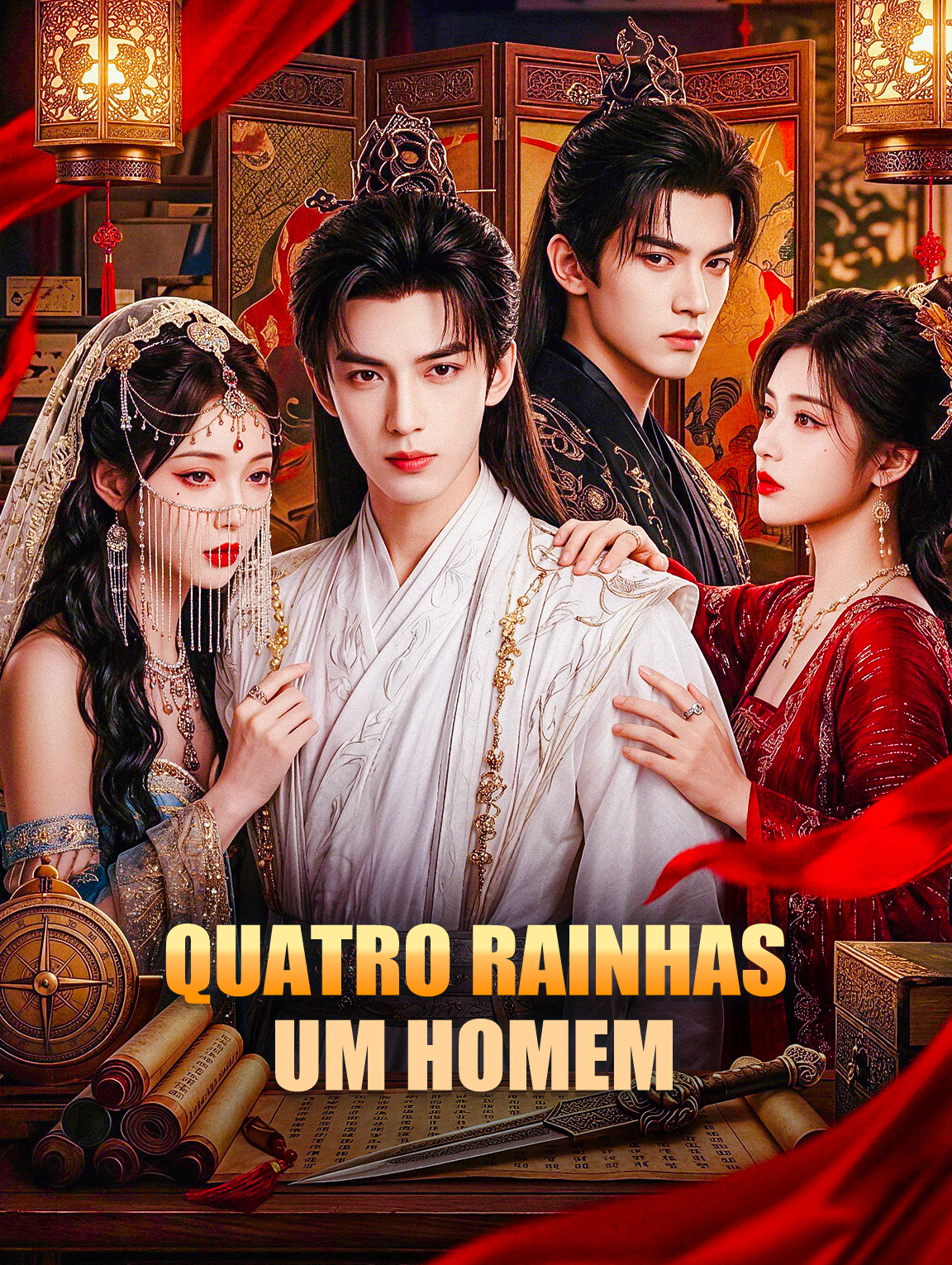 Quatro Rainhas, Um Homem