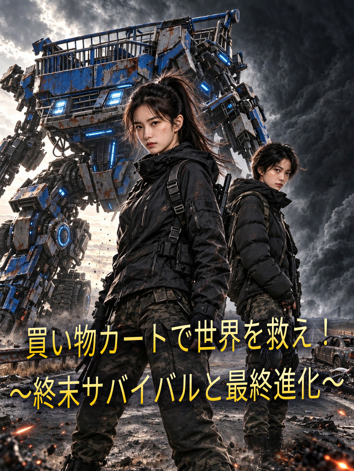 買い物カートで世界を救え!～終末サバイバルと最終進化～