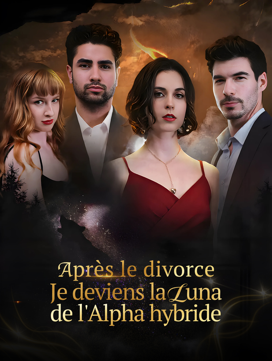 Après le divorce : Je deviens la luna de l'alpha hybride