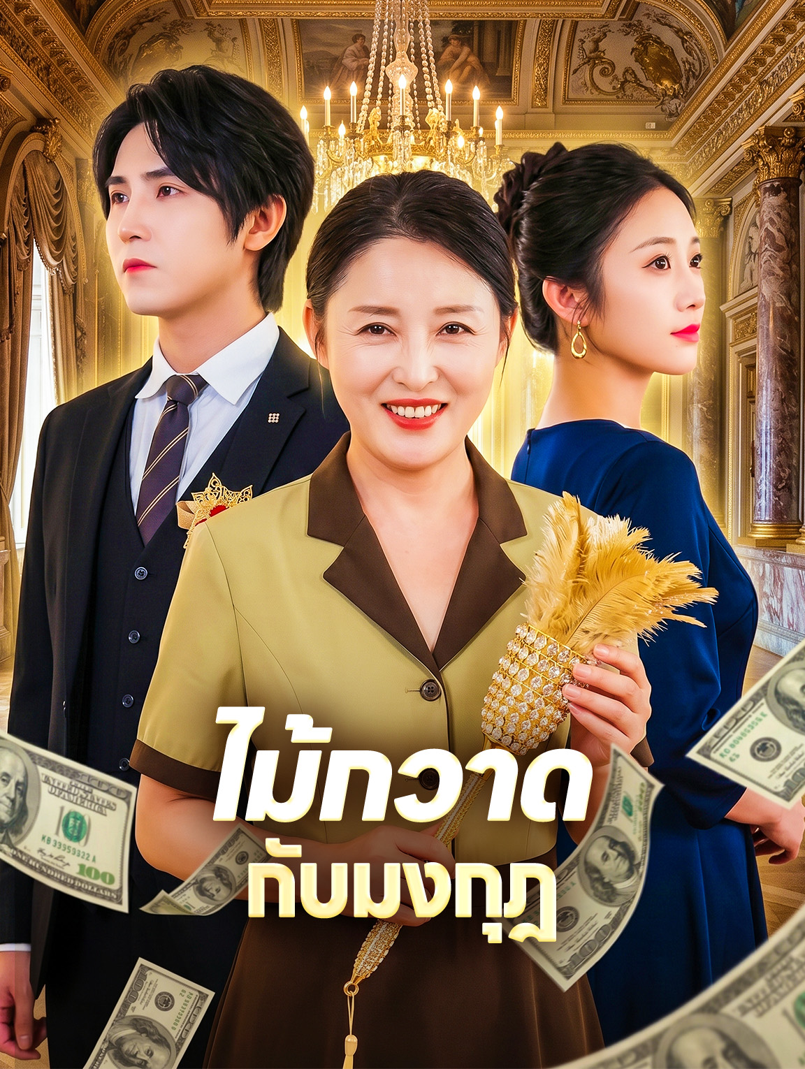 ไม้กวาดกับมงกุฎ