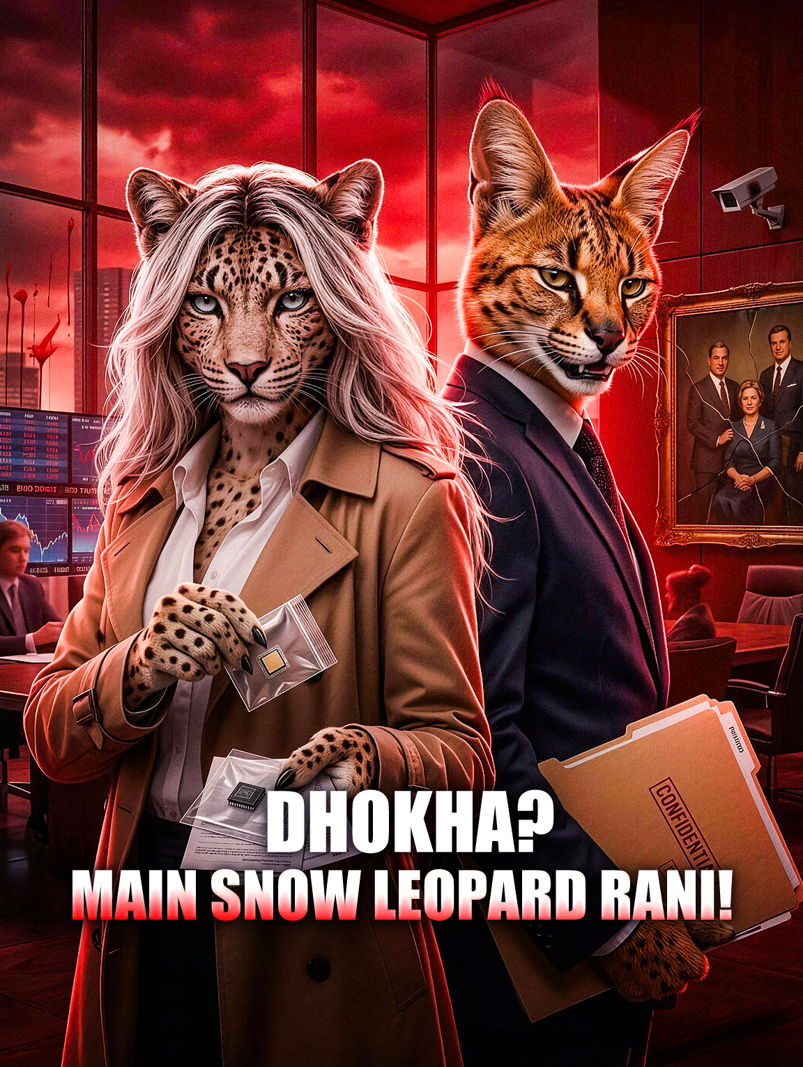 Dhokha? Main Snow Leopard Rani!