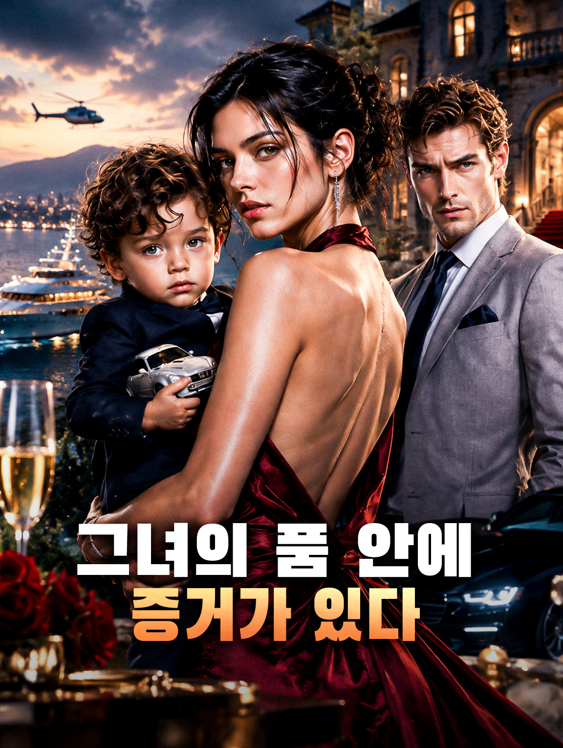 그녀의 품 안에 증거가 있다