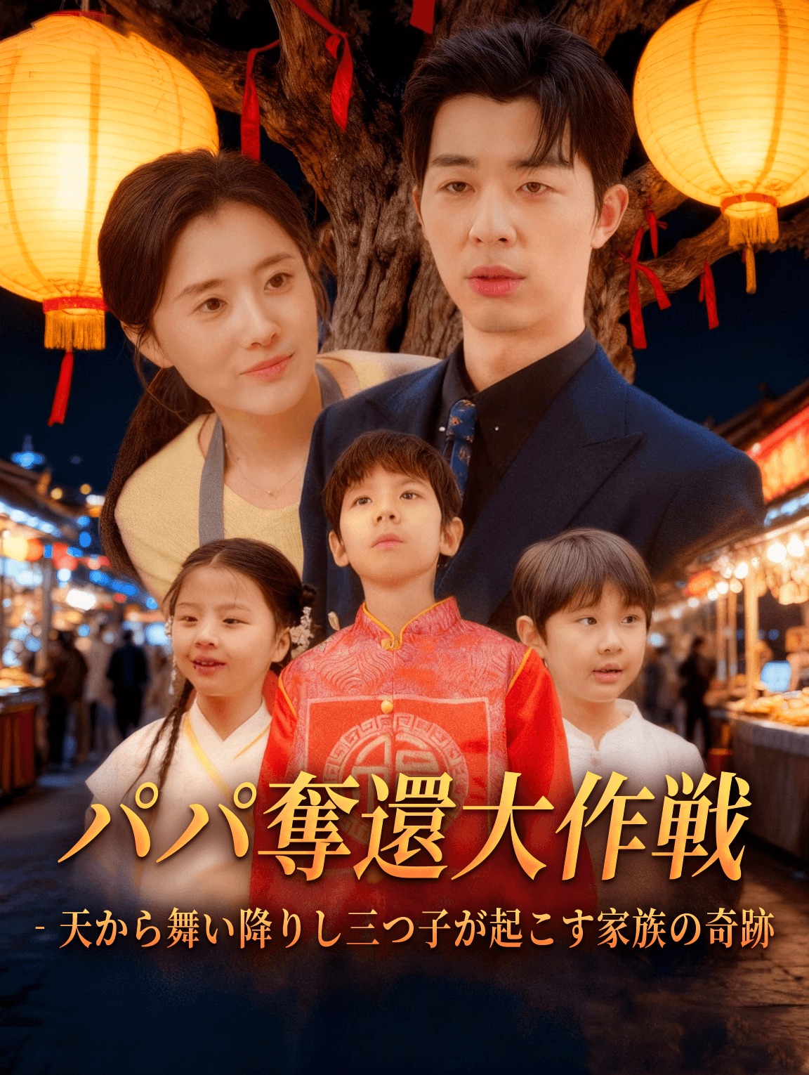 パパ奪還大作戦‐天から舞い降りし三つ子が起こす家族の奇跡