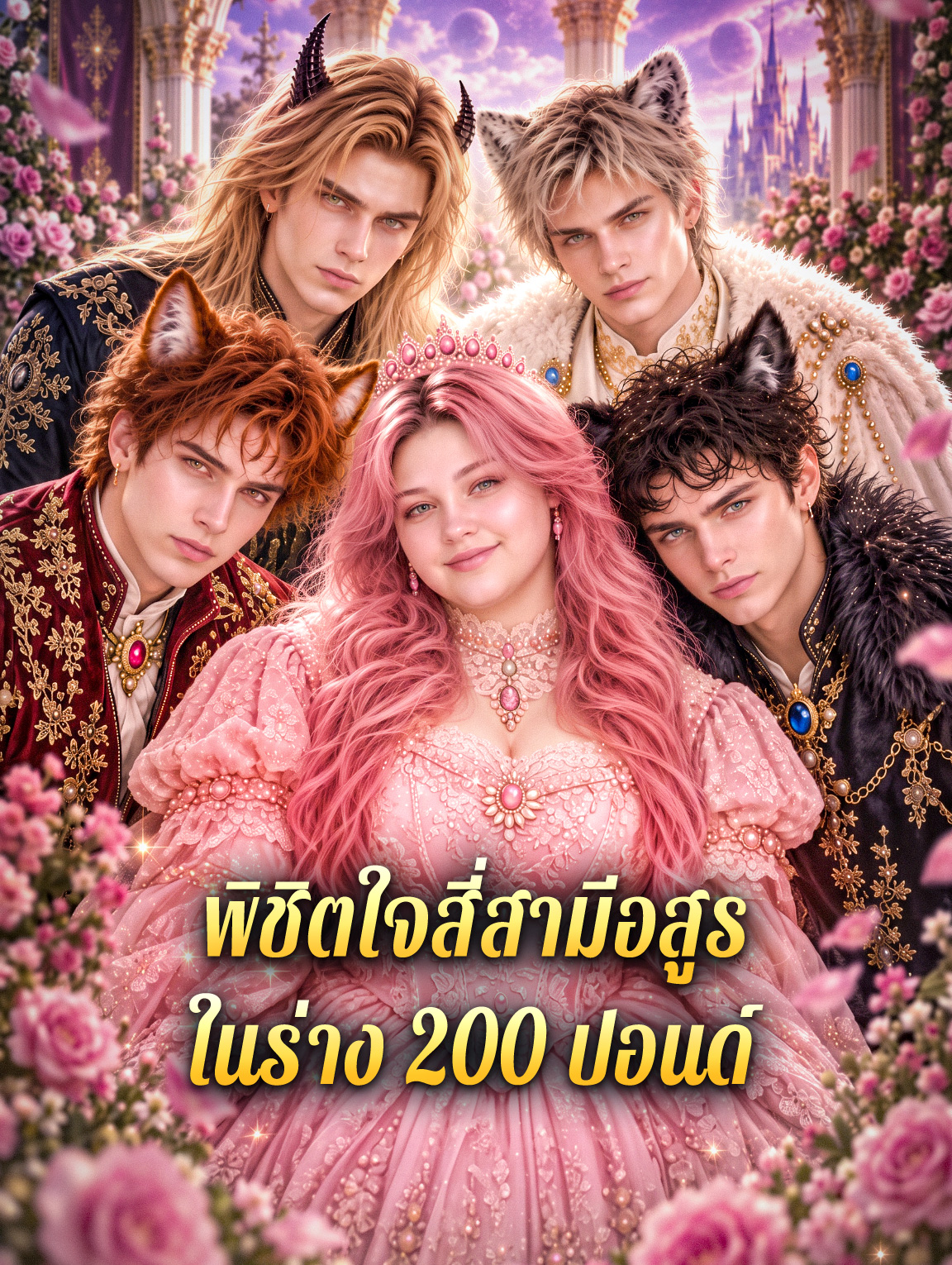 พิชิตใจสี่สามีอสูร ในร่าง 200 ปอนด์ ซีรีส์สั้นพากย์ไทย ดูฟรี HD
