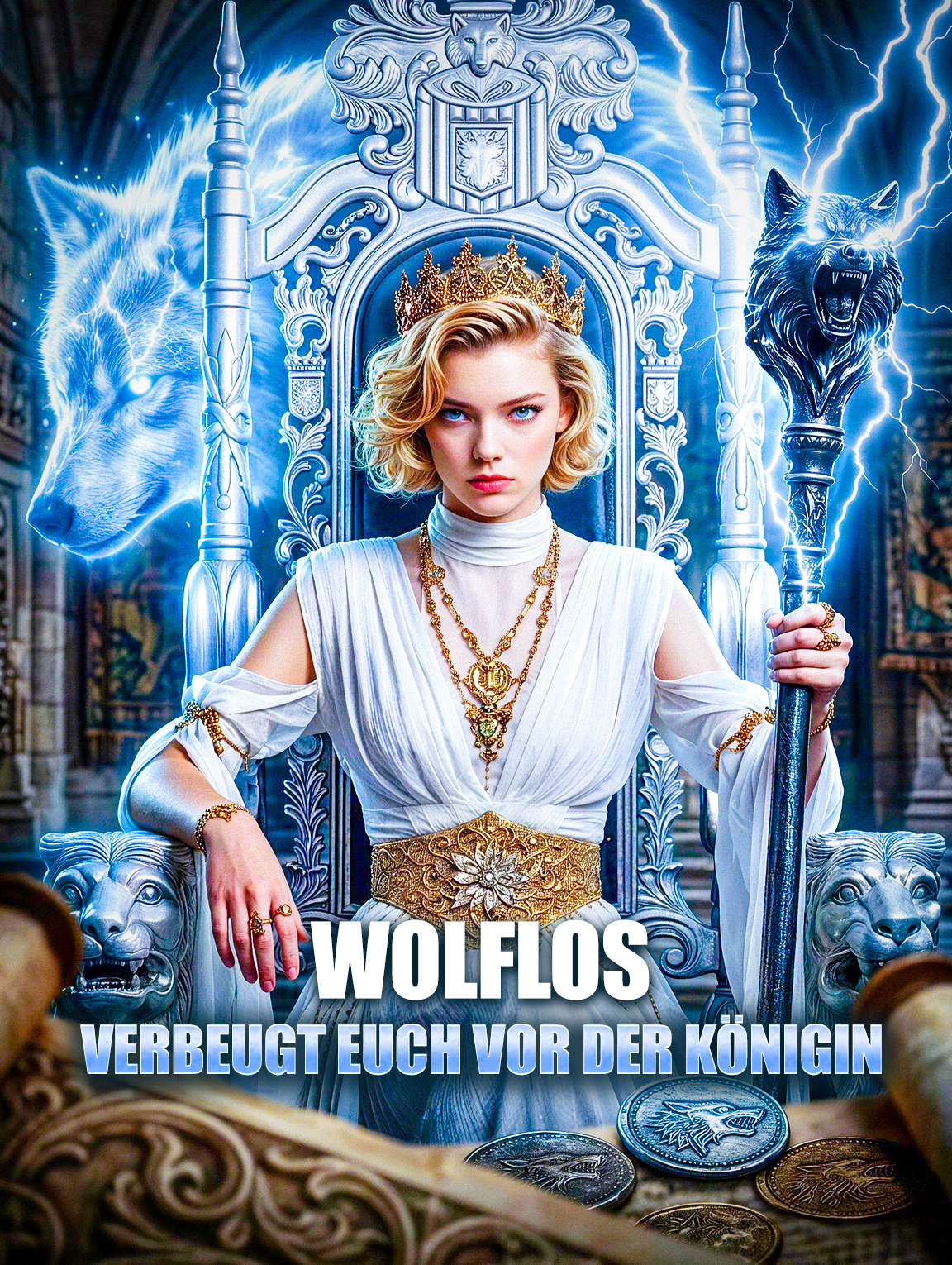 Wolflos? Verbeugt euch vor der Königin! poster