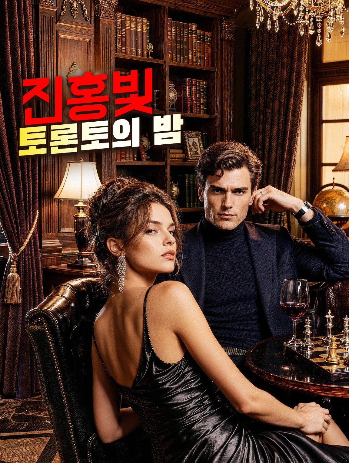 진홍빛 토론토의 밤