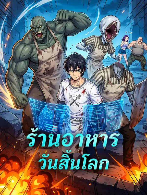โปสเตอร์ ร้านอาหาร วันสิ้นโลก