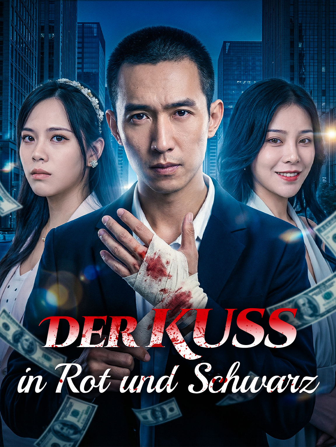 Der Kuss in Rot und Schwarz
