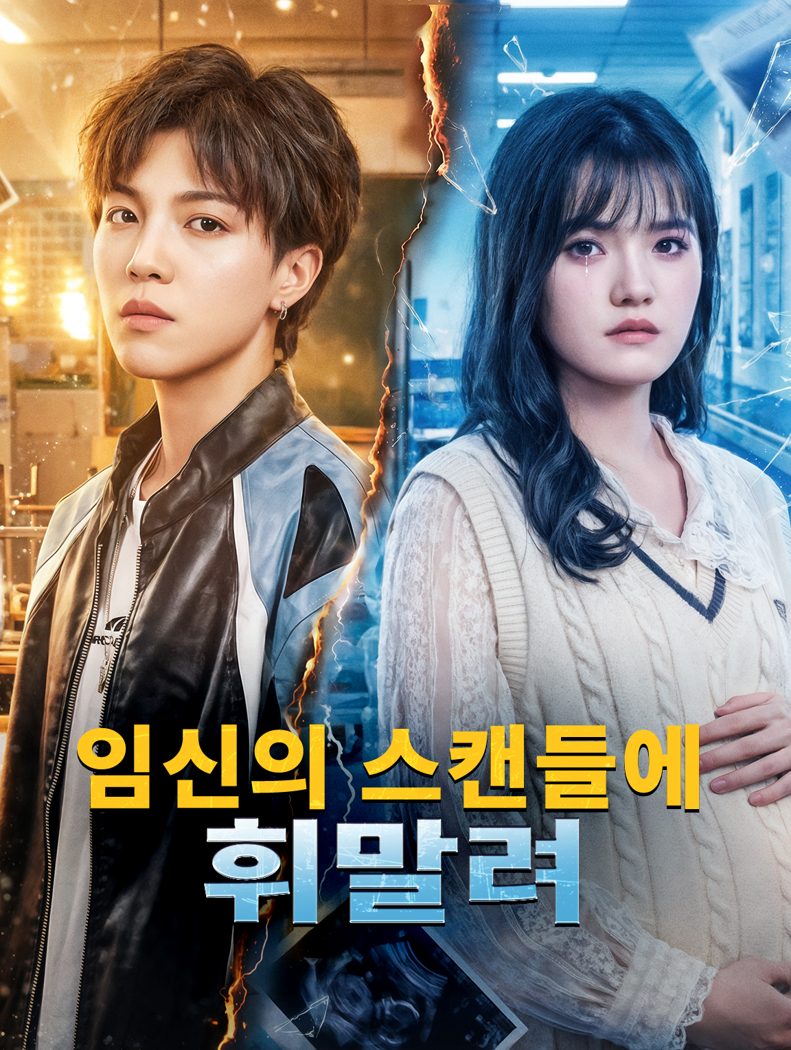 임신의 스캔들에 휘말려