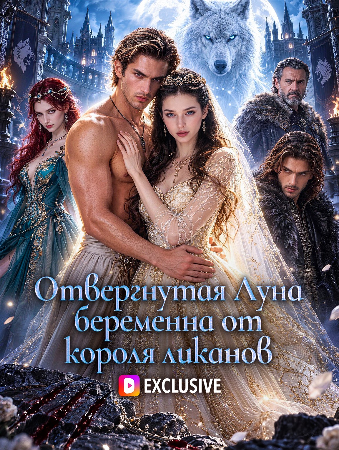 Отвергнутая Луна беременна от короля ликанов