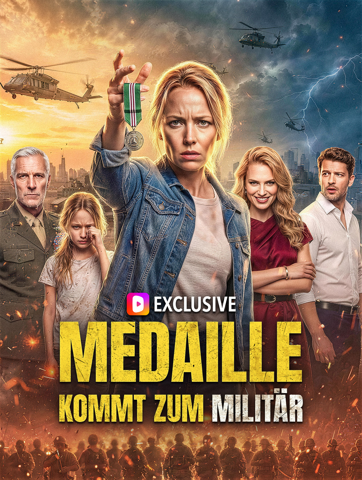 Medaille kommt zum Militär(Synchron)