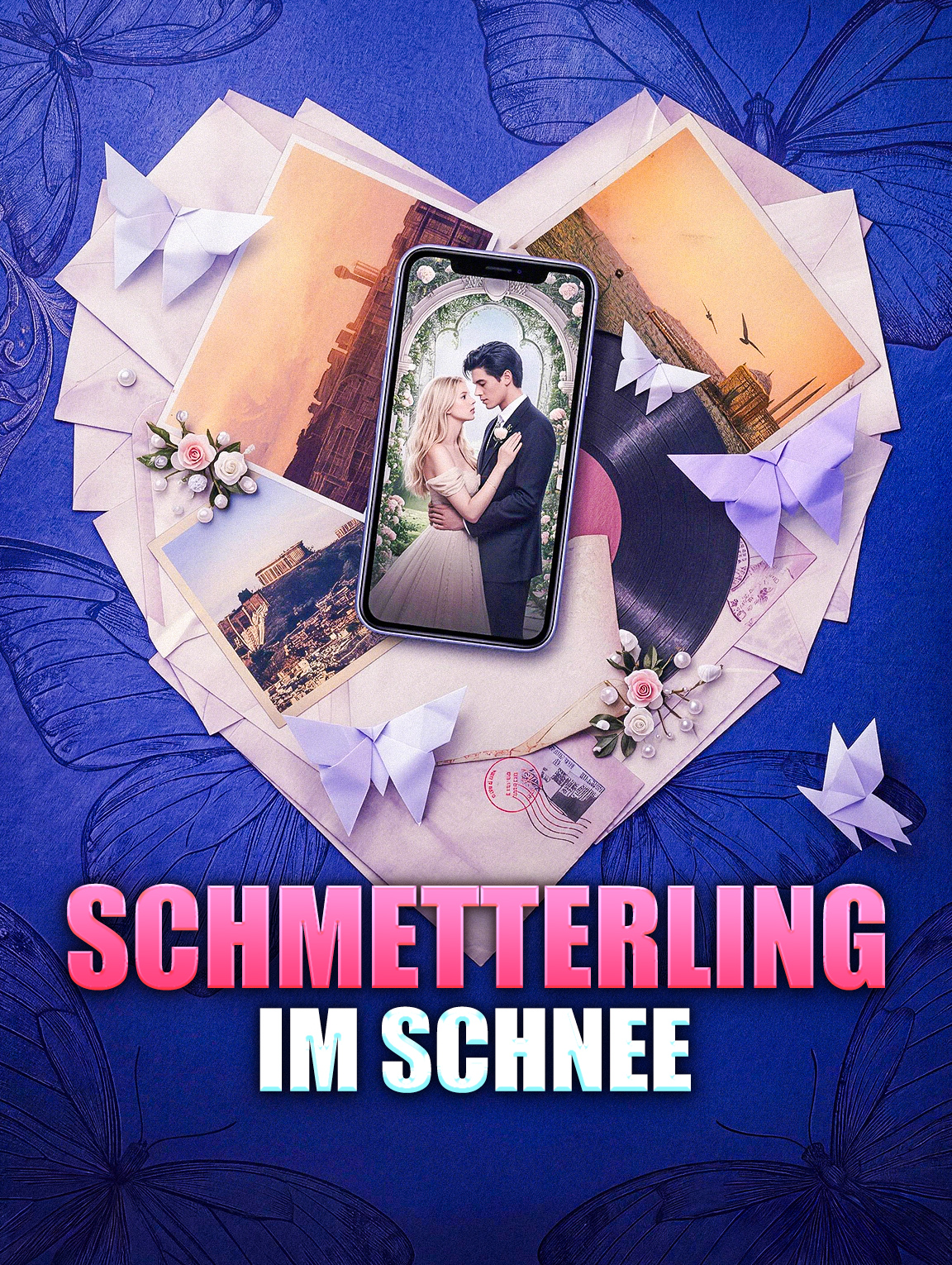Schmetterling im Schnee