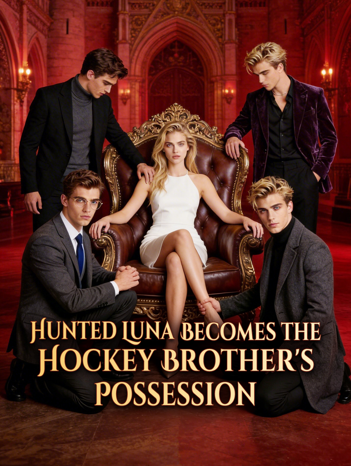 Hunted Luna Becomes the Hockey Brother's Possession