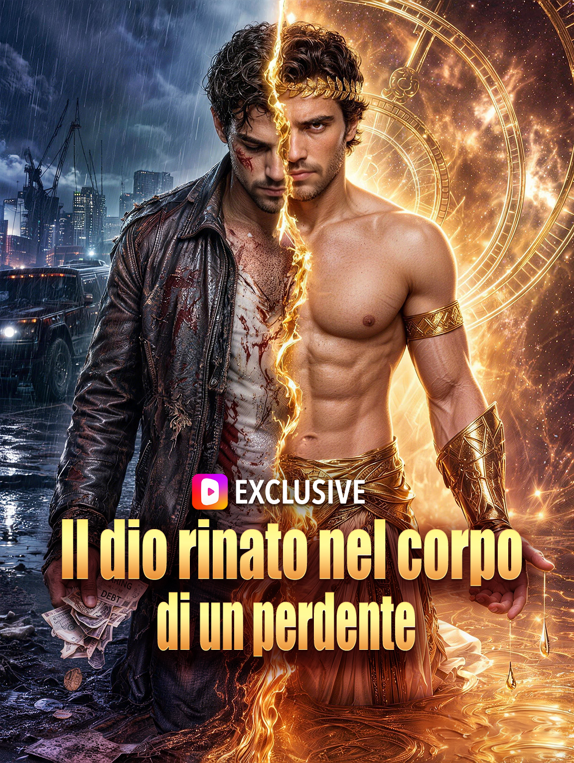 Il dio rinato nel corpo di un perdente poster