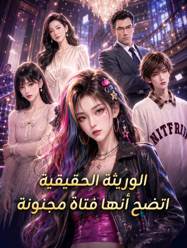 بوستر مسلسل الوريثة الحقيقية اتضح أنها فتاة مجنونة