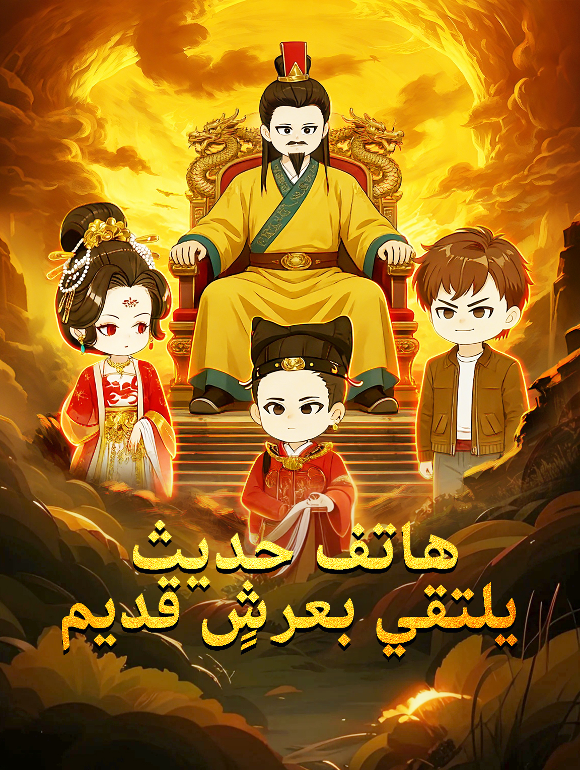 هاتف حديث يلتقي بعرشٍ قديم