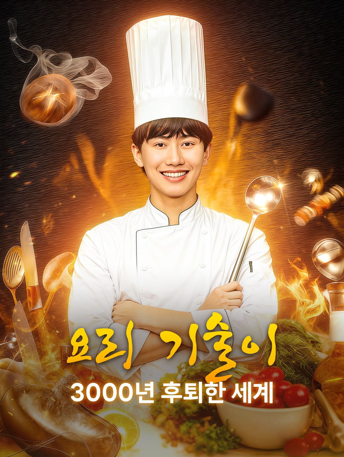 요리 기술이 3000년 후퇴한 세계