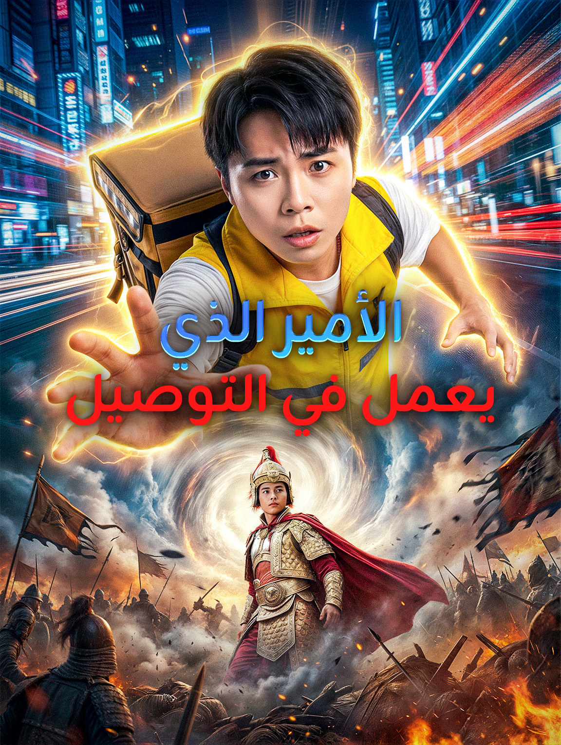 الأمير الذي يعمل في التوصيل