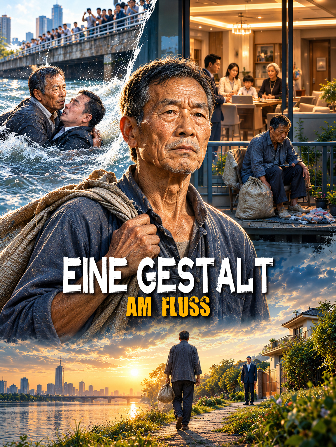 Eine Gestalt am Fluss