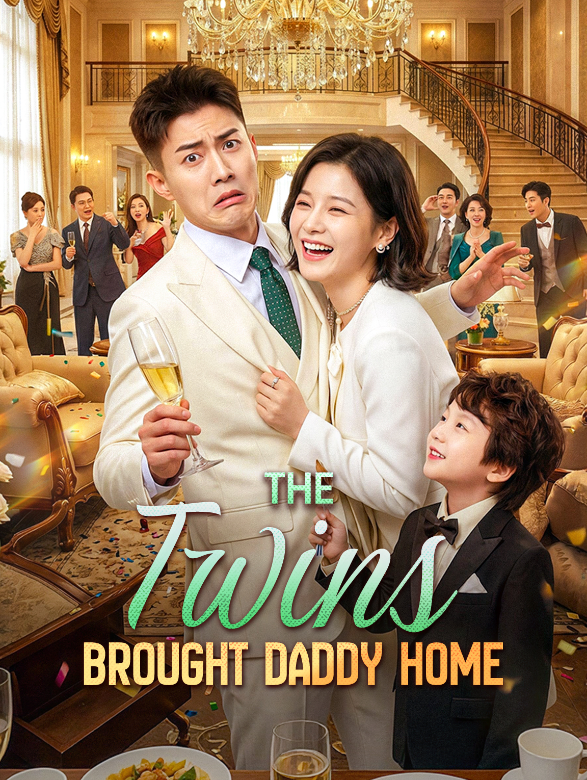 The Twins Brought Daddy Home(Dubbed)