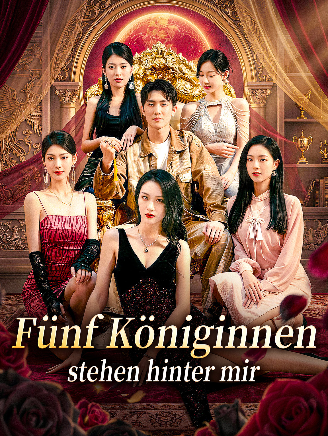Fünf Königinnen stehen hinter mir