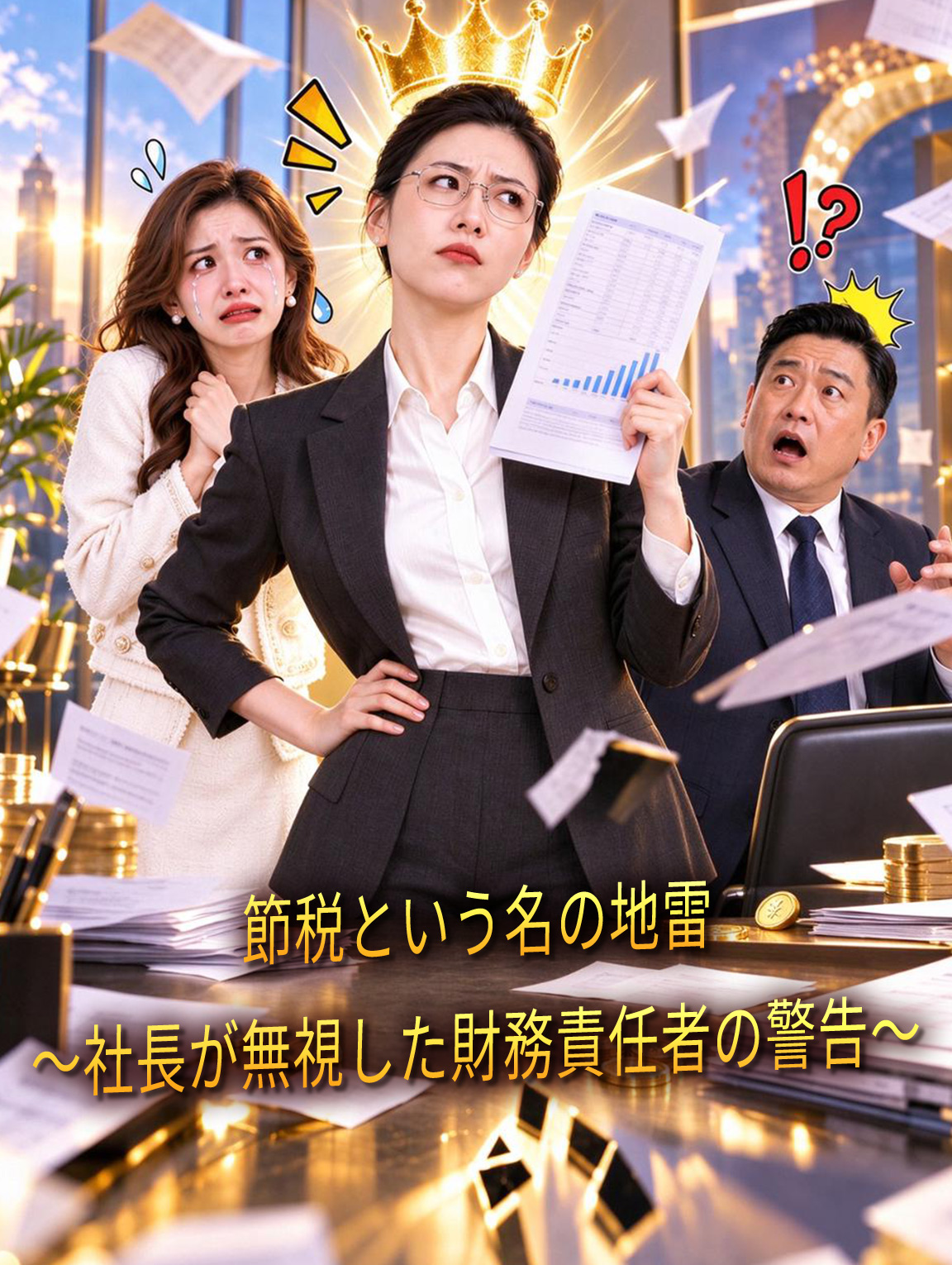 節税という名の地雷～社長が無視した財務責任者の警告～