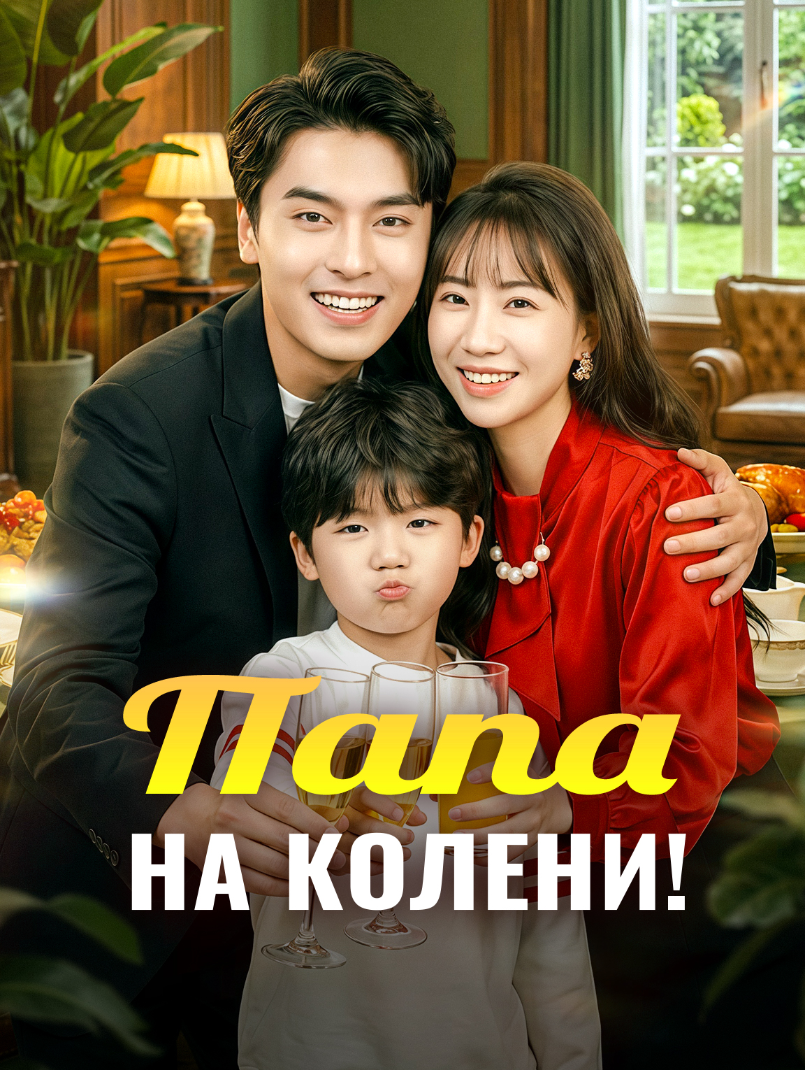 Папа, на колени!