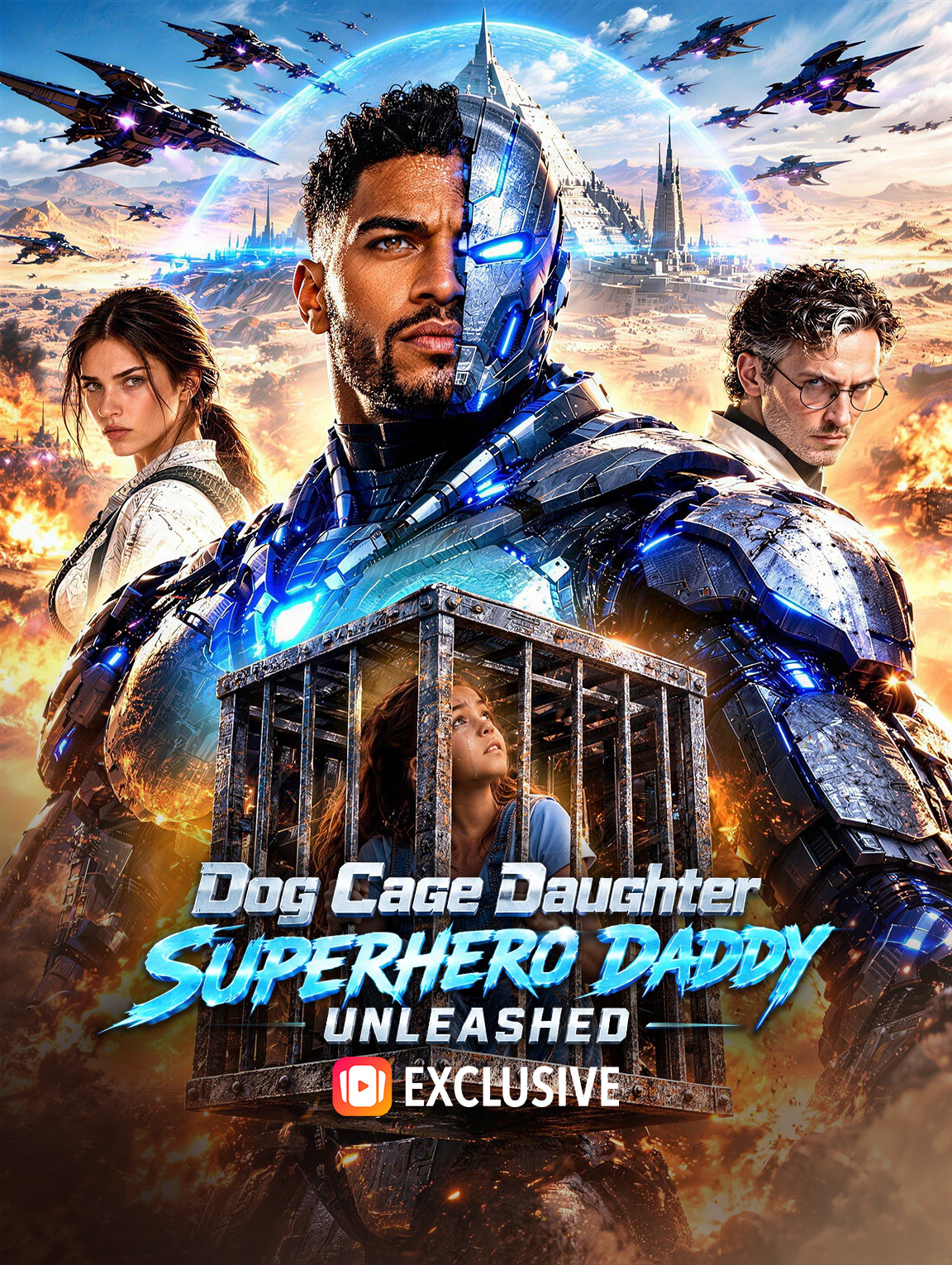 Dog Cage Daughter: Superhero Daddy Unleashed