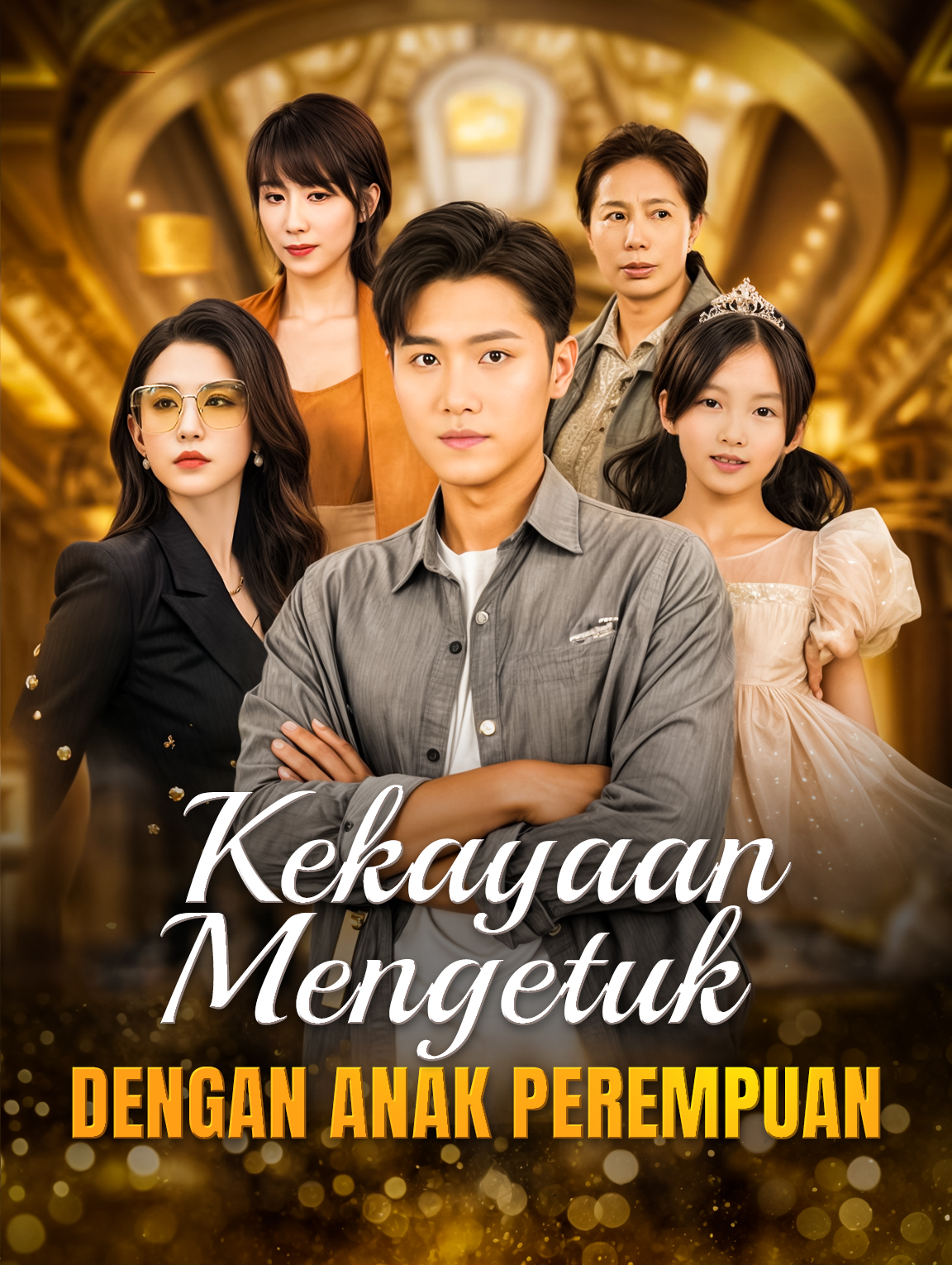 Kekayaan Mengetuk dengan Anak Perempuan