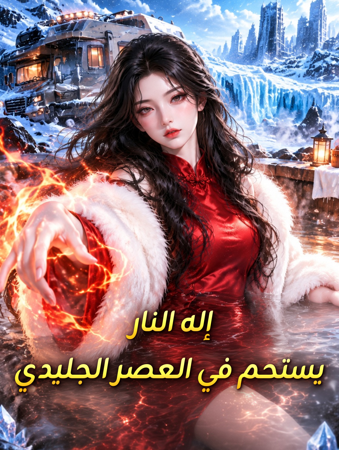 إله النار يستحم في العصر الجليدي