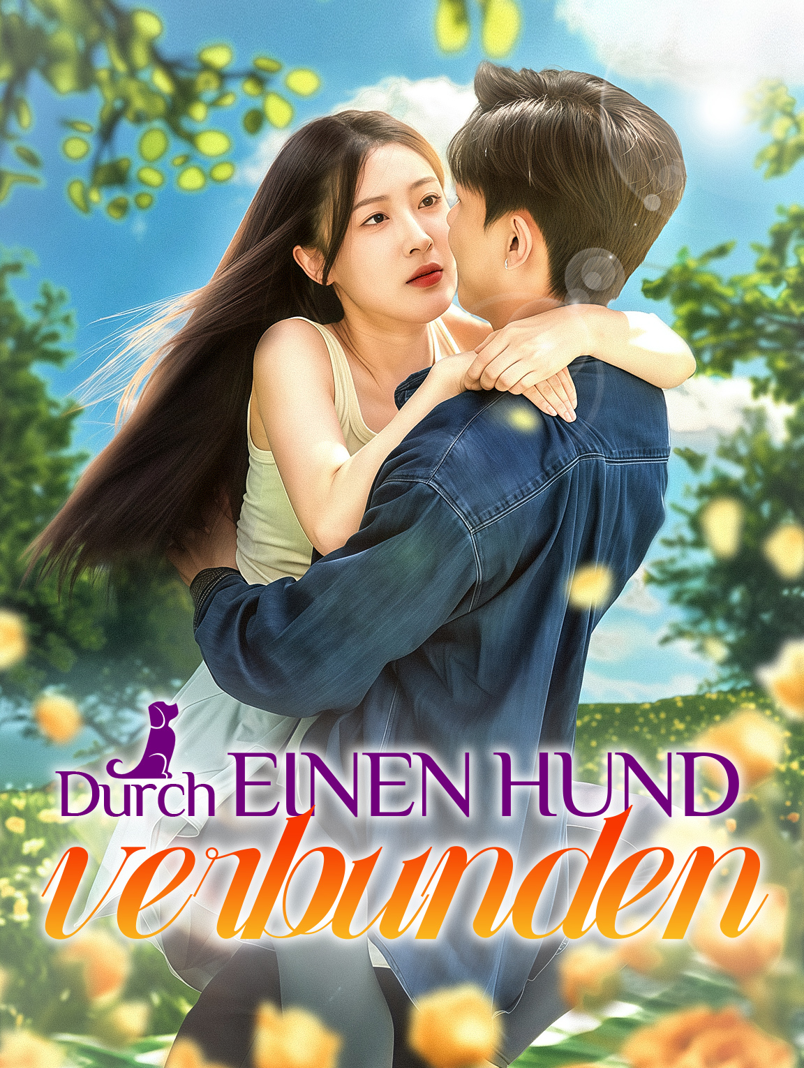 Durch einen Hund verbunden