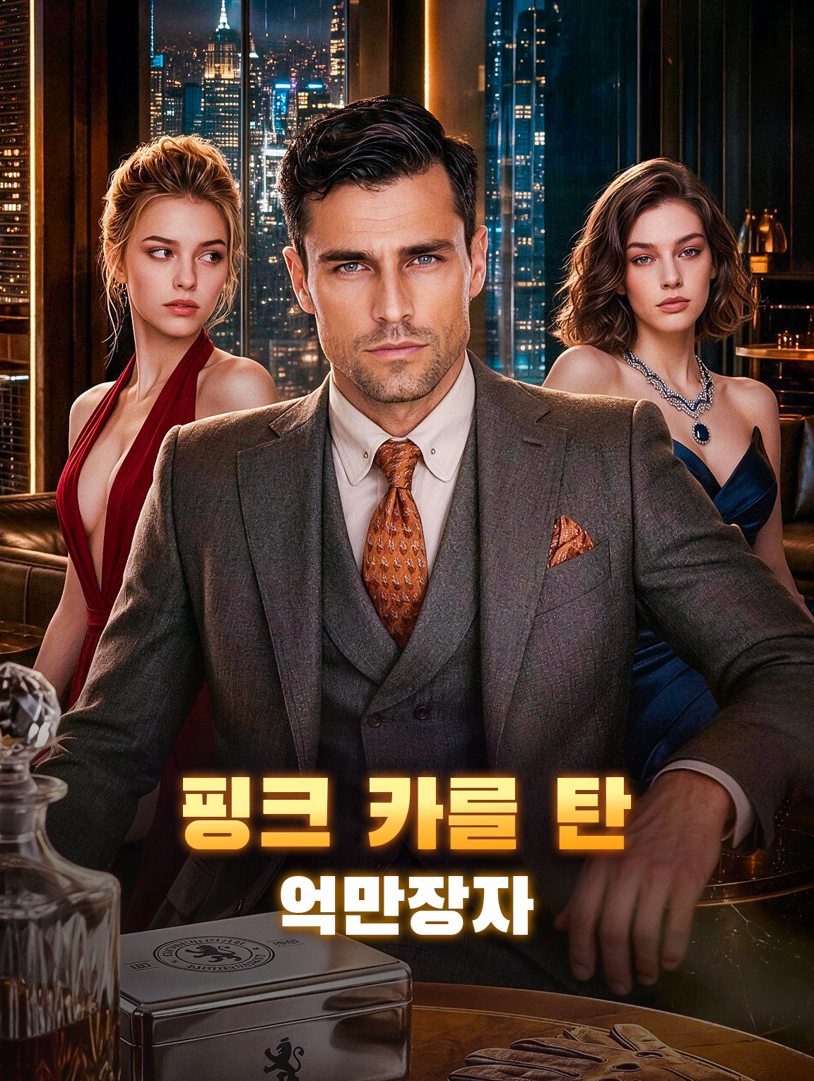 핑크 카를 탄 억만장자