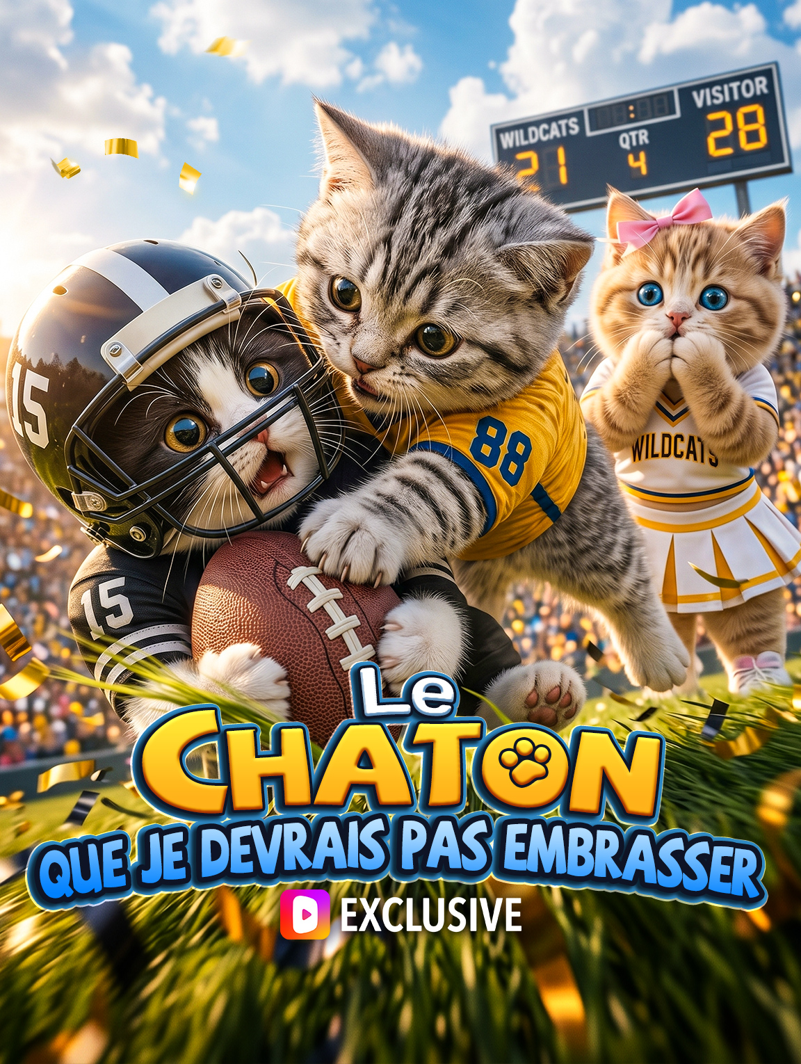 Le chaton que je devrais pas embrasser