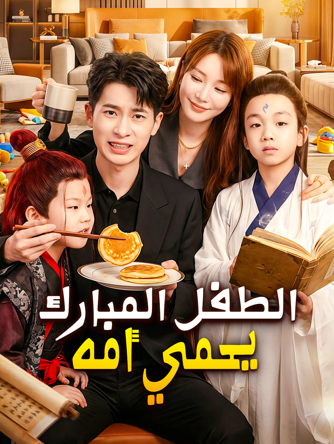 الطفل المبارك يحمي أمه