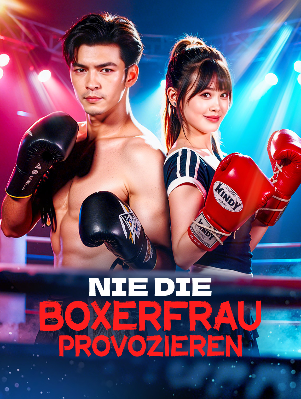 Nie die Boxerfrau provozieren