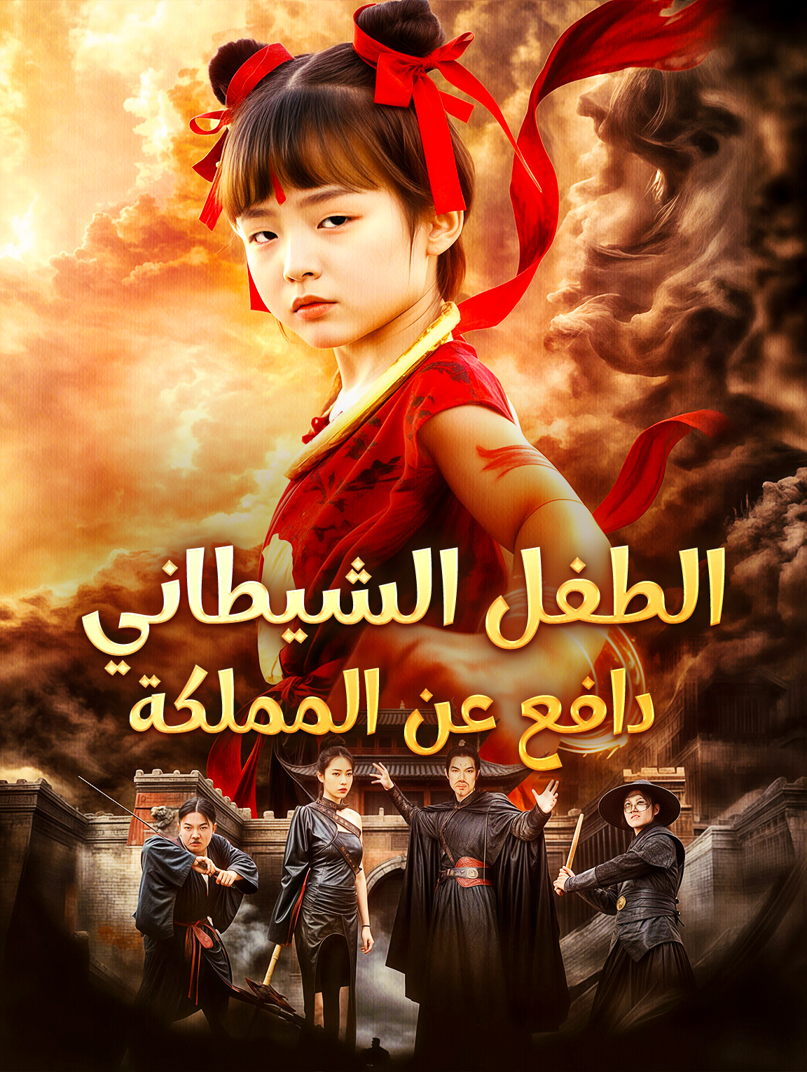 الطفل الشيطاني دافع عن المملكة
