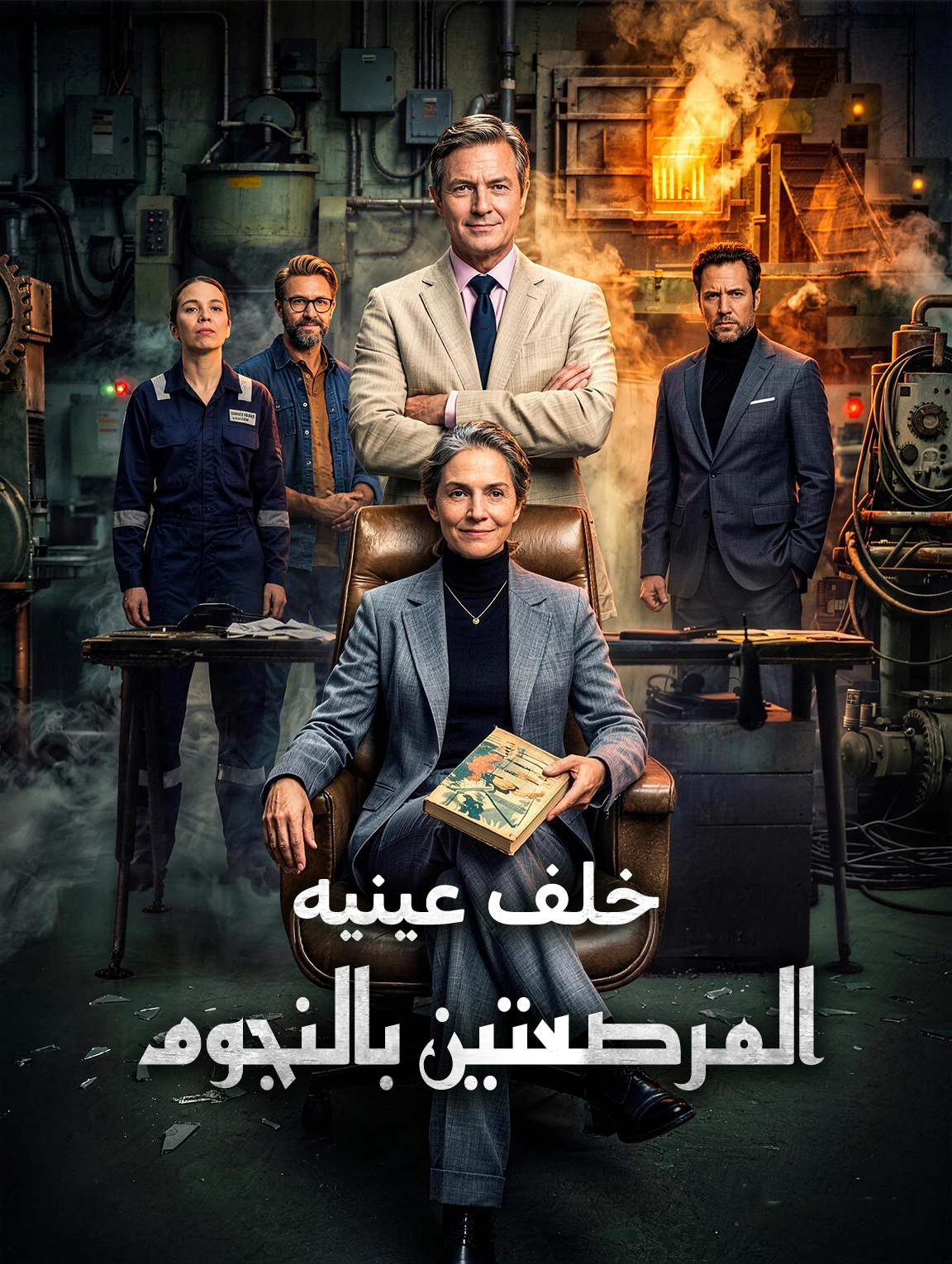 خلف عينيه المرصعتين بالنجوم
