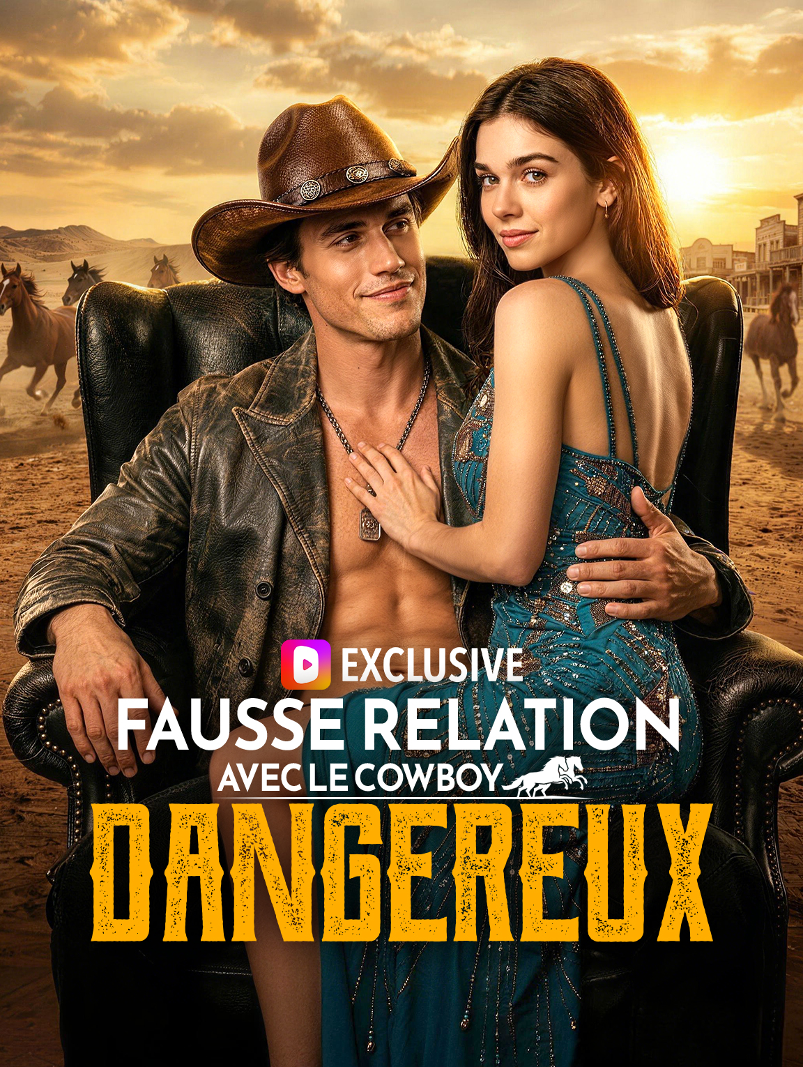 Fausse relation avec le cowboy dangereux(Doublé)